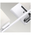 Kichler Bathroom Wall Light Opal Glass, Steel, Zinc Polished Chrome