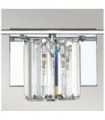 Applique murale Quoizel Acier,Cristal,Verre Chrome poli