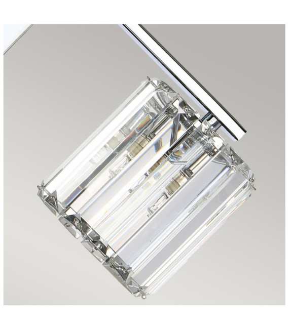 Quoizel wall light Steel, Crystal, Glass Polished chrome