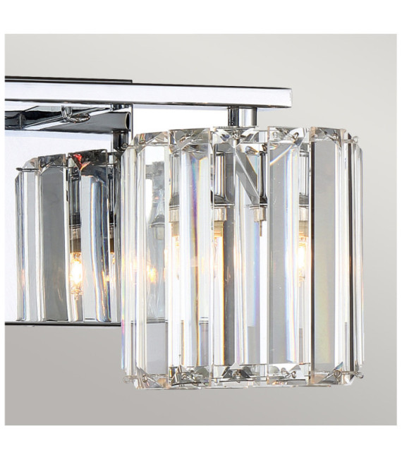 Quoizel wall light Steel, Crystal, Glass Polished chrome