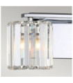 Quoizel wall light Steel, Crystal, Glass Polished chrome