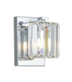 Applique murale Quoizel Acier,Cristal,Verre Chrome poli