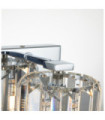 Applique murale Quoizel Acier,Cristal,Verre Chrome poli