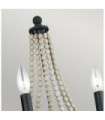 Feiss wall light Wood, Dark patinated zinc steel with driftwood gray