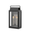 Applique murale extérieur Hinkley Verre Transparent,aluminium Noir