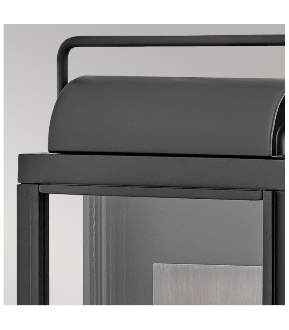 Applique murale extérieur Hinkley Verre Transparent,aluminium Noir