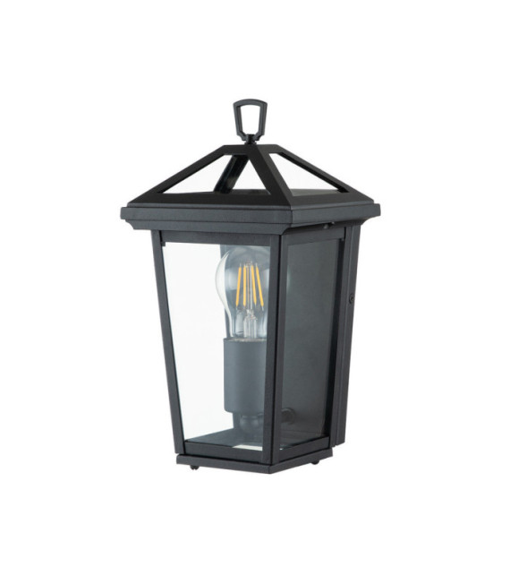 Lampada da parete per esterni Hinkley Vetro trasparente, alluminio Museum Black