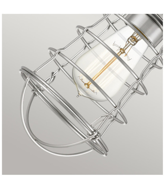 Plafonnier Quoizel Acier Nickel brossé