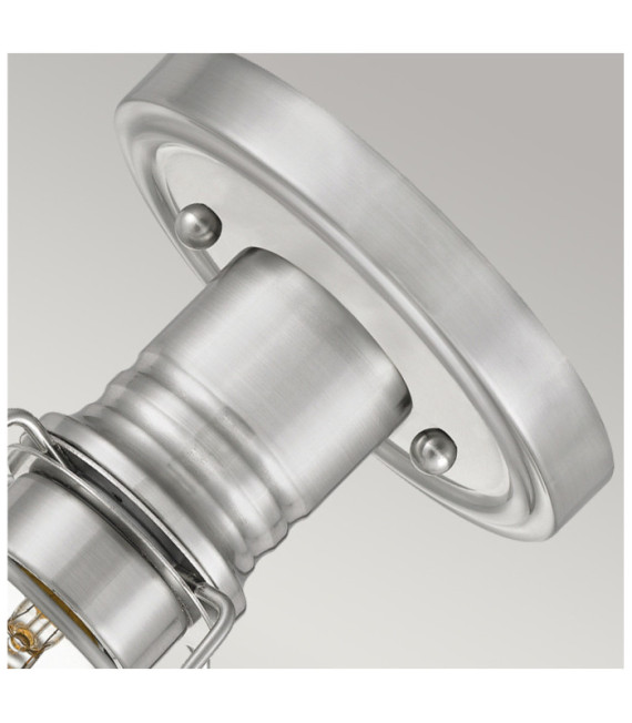 Plafonnier Quoizel Acier Nickel brossé