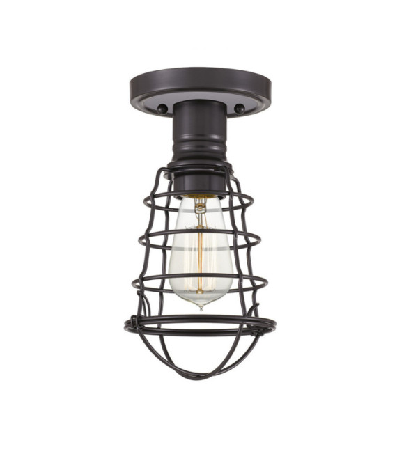 Plafonnier Quoizel Acier Bronze palladien