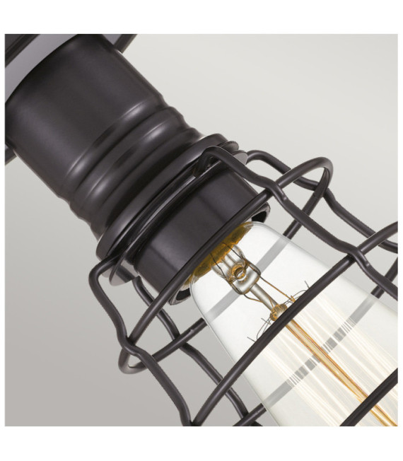 Lámpara de techo Quoizel Acero Bronce paladiano