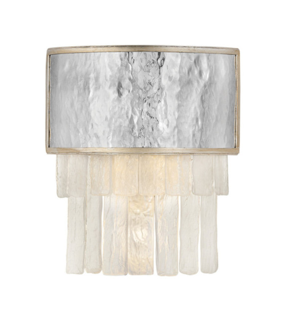 Hinkley wall light Stainless steel, crystal Champagne gold