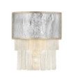 Hinkley wall light Stainless steel, crystal Champagne gold