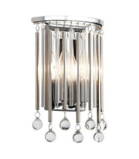 Applique murale Kichler Cristal,Acier Chrome poli