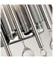 Kichler Cristal wall light, Polished chrome steel