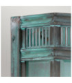 Holborn outdoor wall light Transparent glass, Verdigris brass