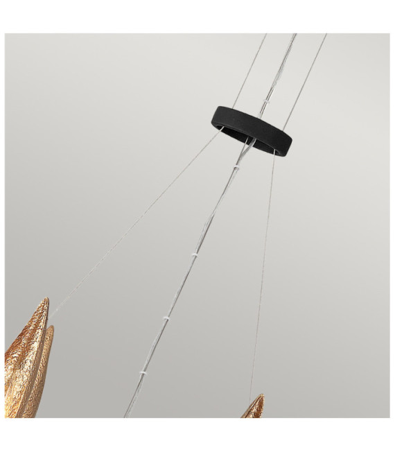 Hinkley Pendant Light Aluminum,resin,steel Carbon black with luxury gold
