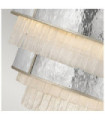 Suspension Hinkley Acier inoxydable,cristal L'or champenois
