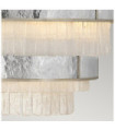 Hinkley pendant light Stainless steel, crystal Champagne gold