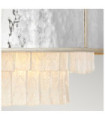 Hinkley pendant light Stainless steel, crystal Champagne gold