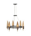 Hinkley Pendant Light Aluminum,resin,steel Carbon black with luxury gold
