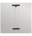 Suspension Hinkley Aluminium,résine,acier Noir de carbone avec or de luxe