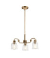 Kichler pendant light Glass, Steel Patinated brass