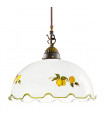 Suspension style cosy NONNA laiton antique 1 ampoule