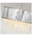 Hinkley pendant light Stainless steel, crystal Champagne gold
