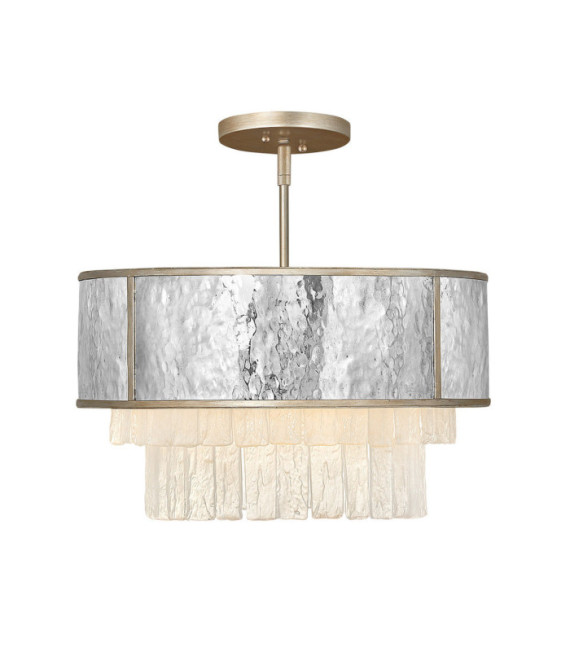 Hinkley pendant light Stainless steel, crystal Champagne gold
