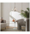 Kichler pendant light Clear fluted glass, polished nickel steel