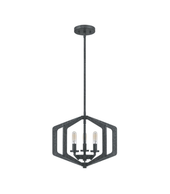 Quoizel Pendant Light Steel Old Black