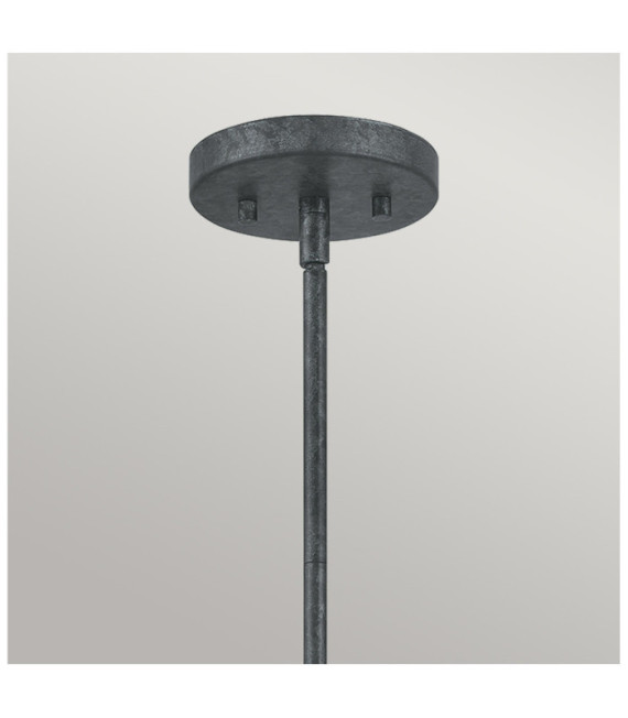 Suspension Quoizel Acier Vieux Noir