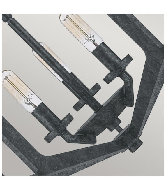 Quoizel Pendant Light Steel Old Black