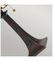 Quoizel table lamp Steel, resin, art glass Valiant bronze