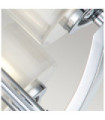 Hinkley Ceiling Light Opal Glass, Polished Chrome Steel