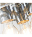 Quoizel Ceiling Light Glass, Polished Chrome Steel
