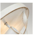 Plafonnier Quoizel Acier Blanc vieilli