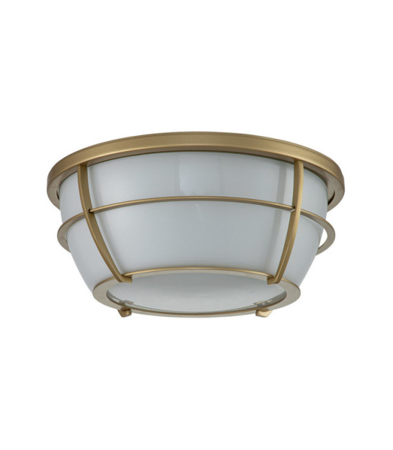 Ceiling light Bathroom Quoizel Glass, Steel Painted natural brass