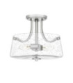 Quoizel Ceiling Light Glass, Polished Nickel Steel