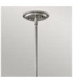 Hinkley Pendant Steel, Opal Glass Brushed Nickel