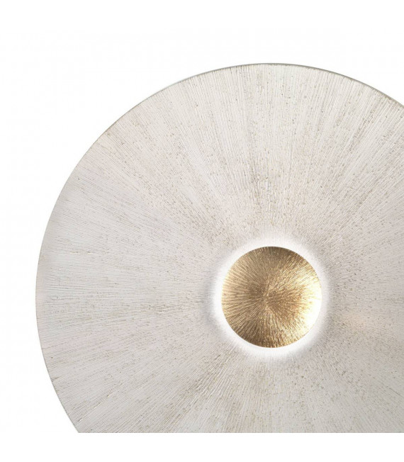 Aplique de pared MOON blanco mate 1 bombilla