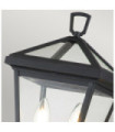 Hinkley outdoor floor lamp Aluminum, transparent glass Museum Black