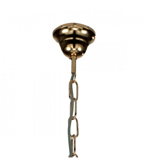 Chandelier en cristal AMARO Or 24 Carats 5 ampoules