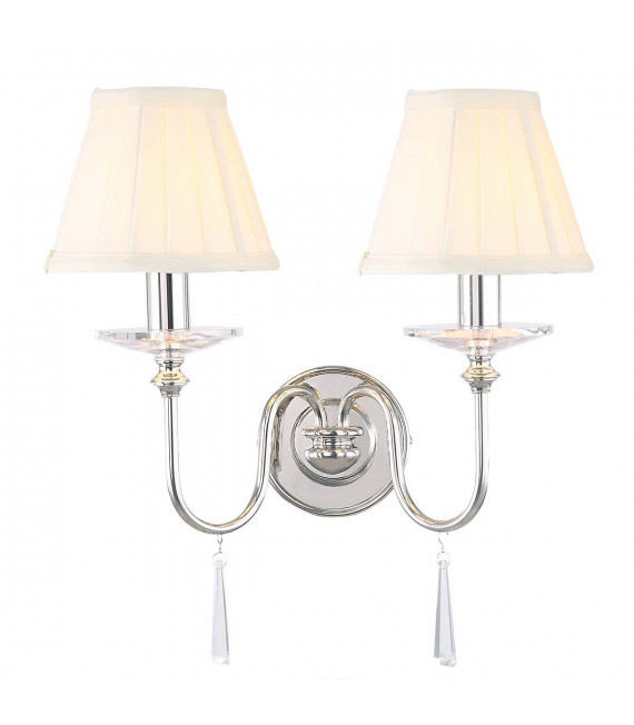 Finsbury Park Wandleuchte, Bronze gealtert, 2 Glühbirnen, ohne Lampenschirm