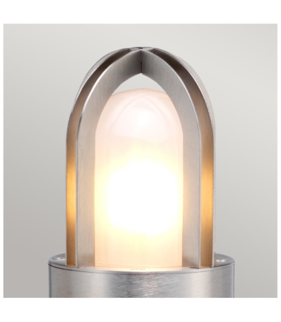 Lampe sur pied extérieur Paignton Verre dépoli,acier inoxydable 316 Acier inoxydable (argent)