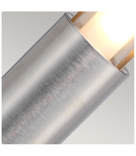 Paignton Außenstehleuchte Milchglas, Edelstahl 316 Edelstahl (Silber)