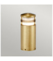 Lampe sur pied extérieur Newbrighton Lentille en polycarbonate,laiton Laiton Antique