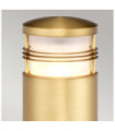 Newbrighton Outdoor Floor Lamp Polycarbonate Lens, Brass Antique Brass