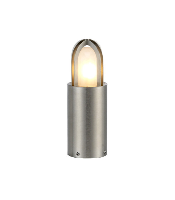 Paignton Außenstehleuchte Milchglas, Edelstahl 316 Edelstahl (Silber)